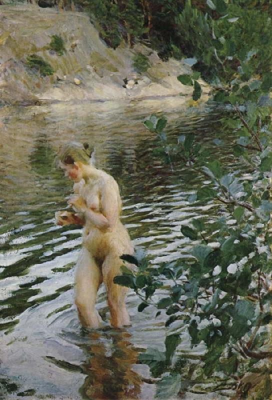 Anders Zorn huttrande flicka china oil painting image